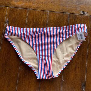 Old Navy red white and blue bikini bottom patriotic summer vacation lake